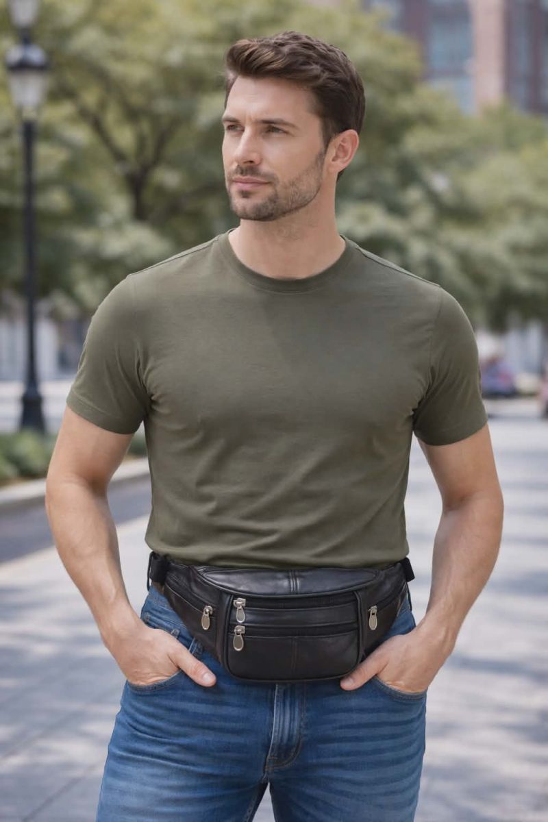 leather waistbag